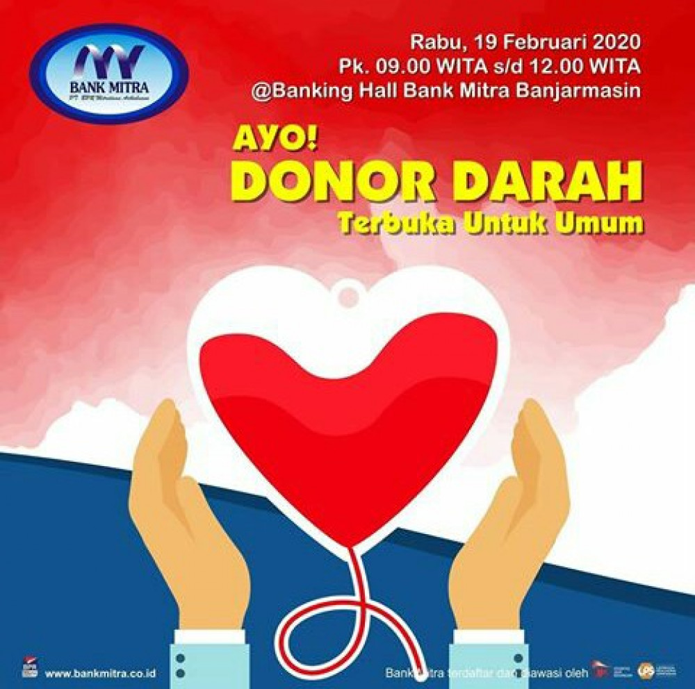 Donor Darah Bank Mitra Banjarmasin