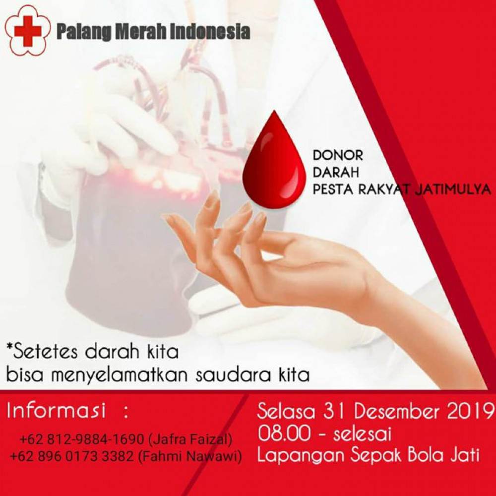 Donor Darah Pesta Rakyat Jatimulya