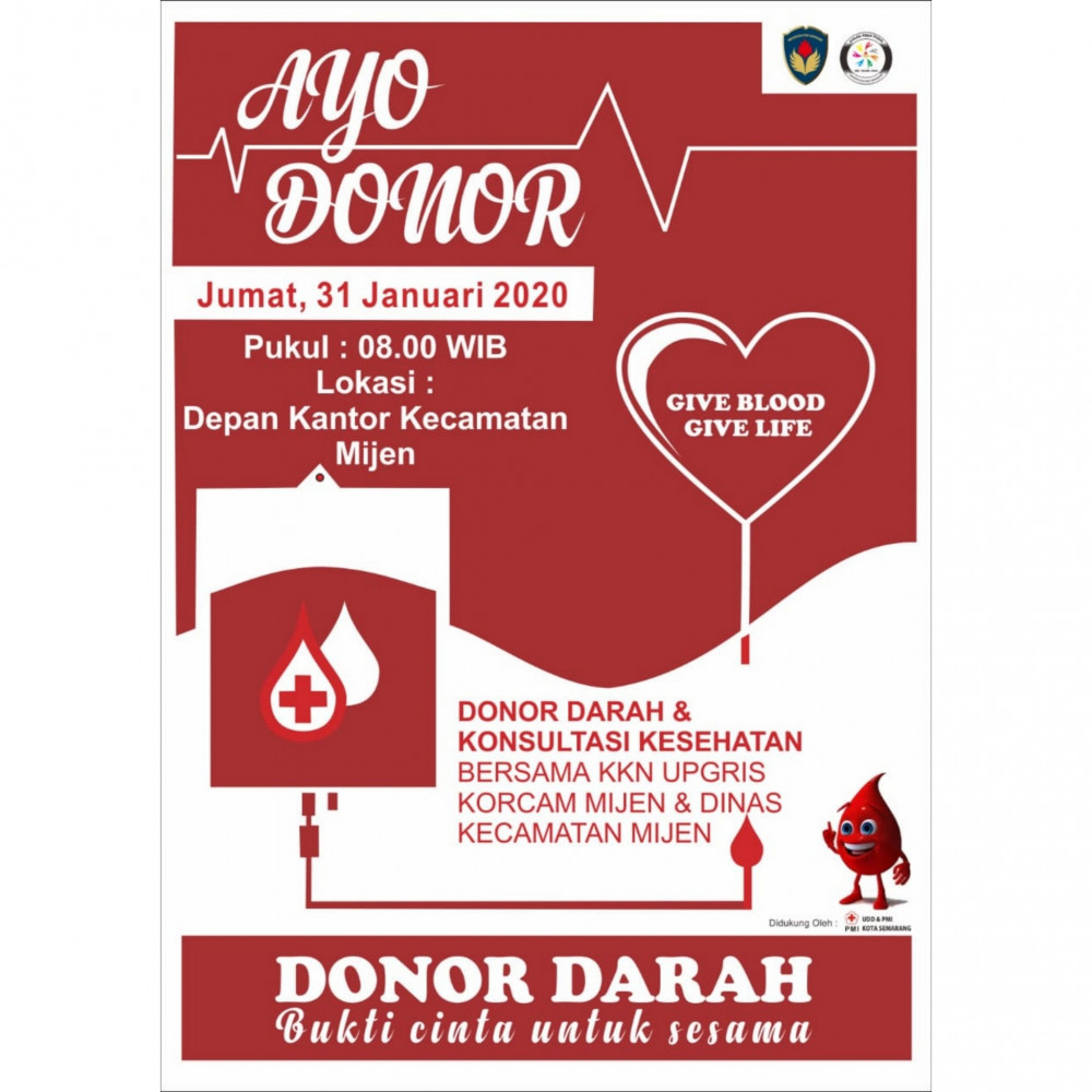 Donor Darah & Konsultasi Kesehatan Kecamatan Mijen, Kota Semarang