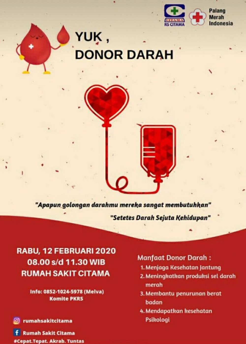 Donor Darah RS Citama Bogor