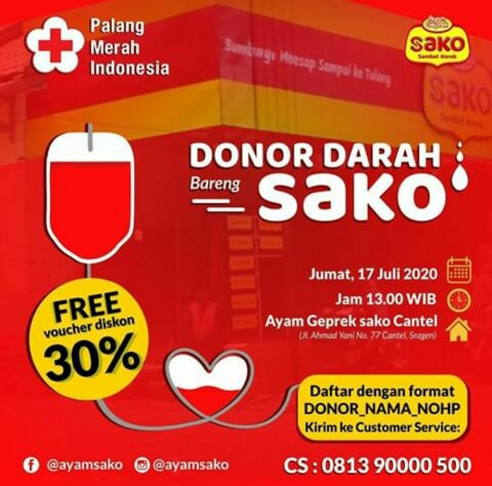 Donor Darah Bareng Sako