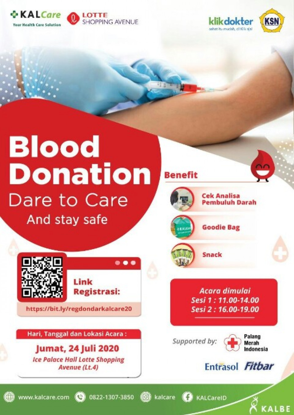 Blood Donation Dare to Care And Stay Safe